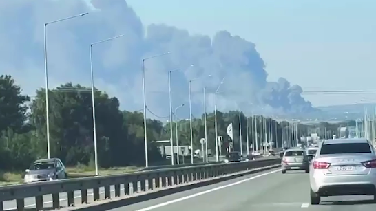 Ukraine Strikes Major Russian Oil Refinery and Strategic Airbase, Reports Eight Killed