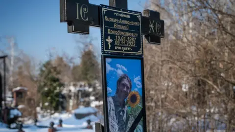 War Widow Moves Husband's Grave to Kyiv Amid Russian Threats