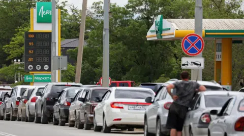 Fuel Sales Halted in Occupied Crimea After Ukrainian Drone Attacks