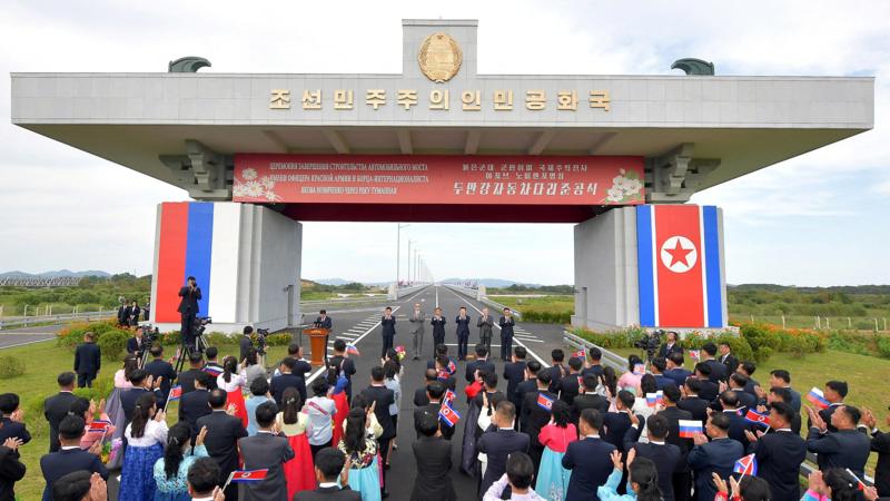 First Road Bridge Links Russia and North Korea, Opening a New Trade Route