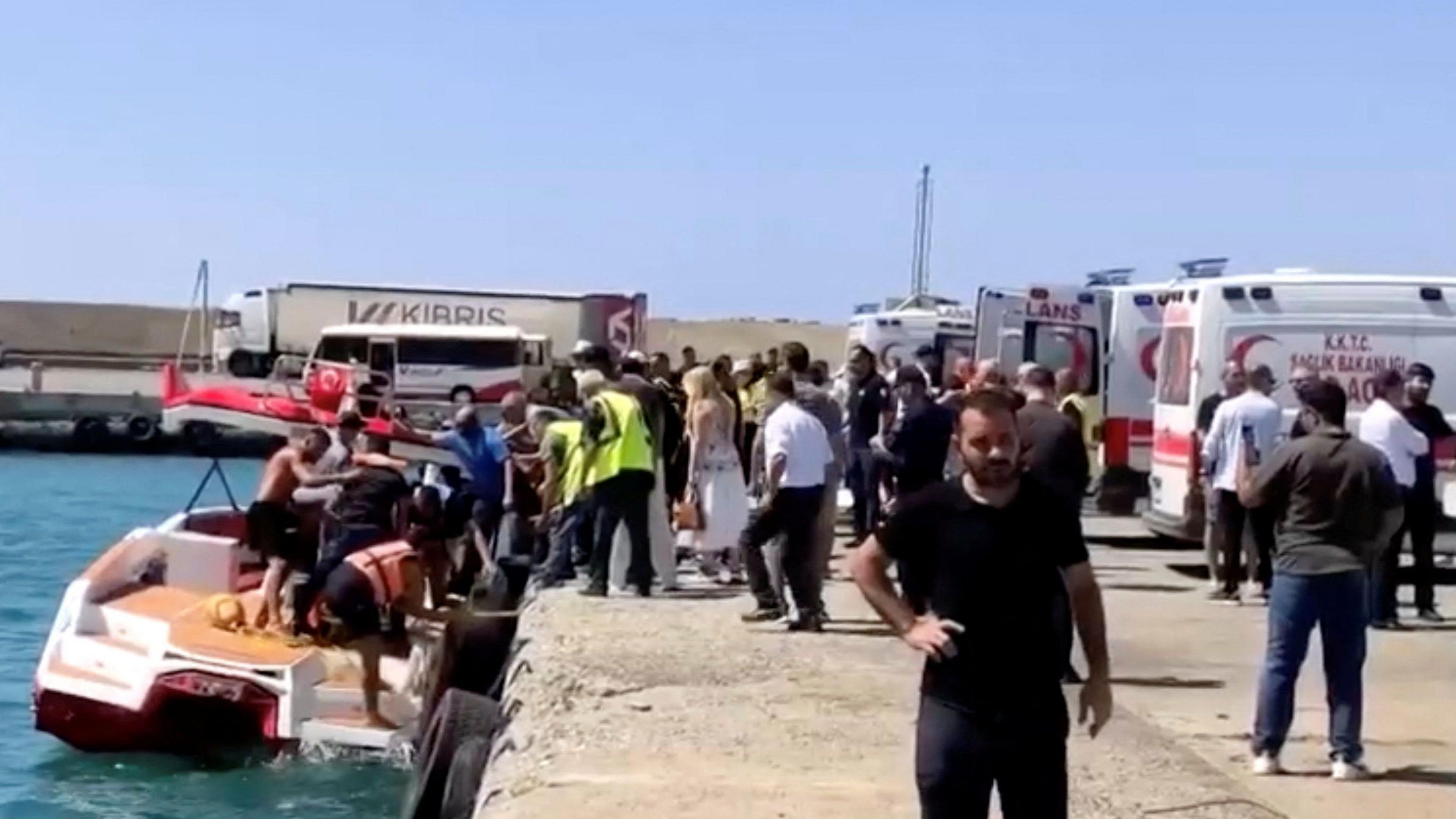 Passenger Vessel Capsizes Near Northern Cyprus, Rescue Operations Underway