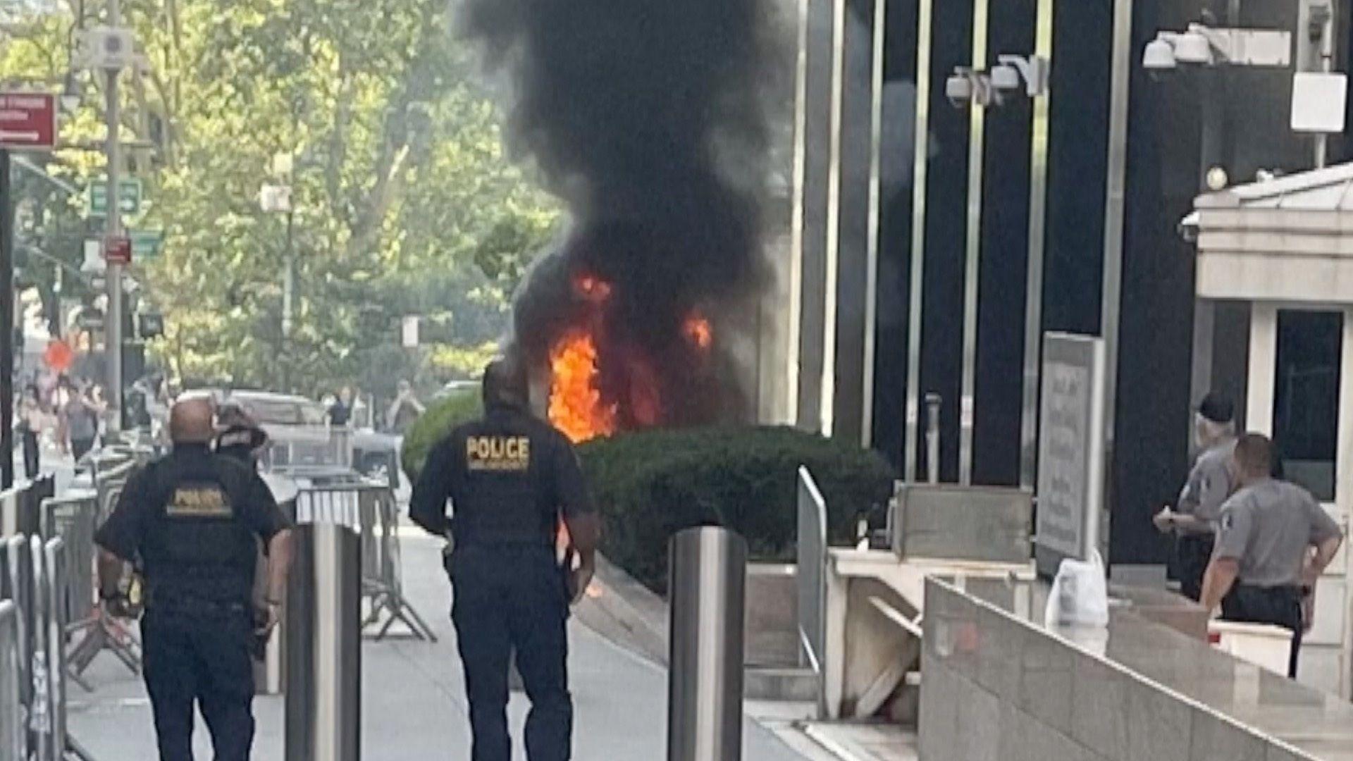 Former Army Officer Ignites Fire Outside JFK Building, 3 Injured
