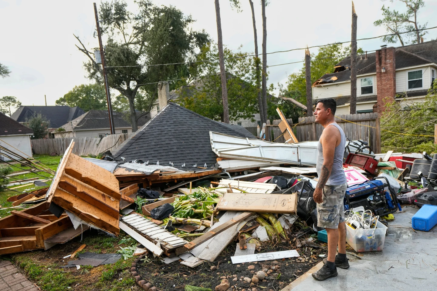 Severe Tornado Strikes North of Houston, Damaging Over 100 Homes