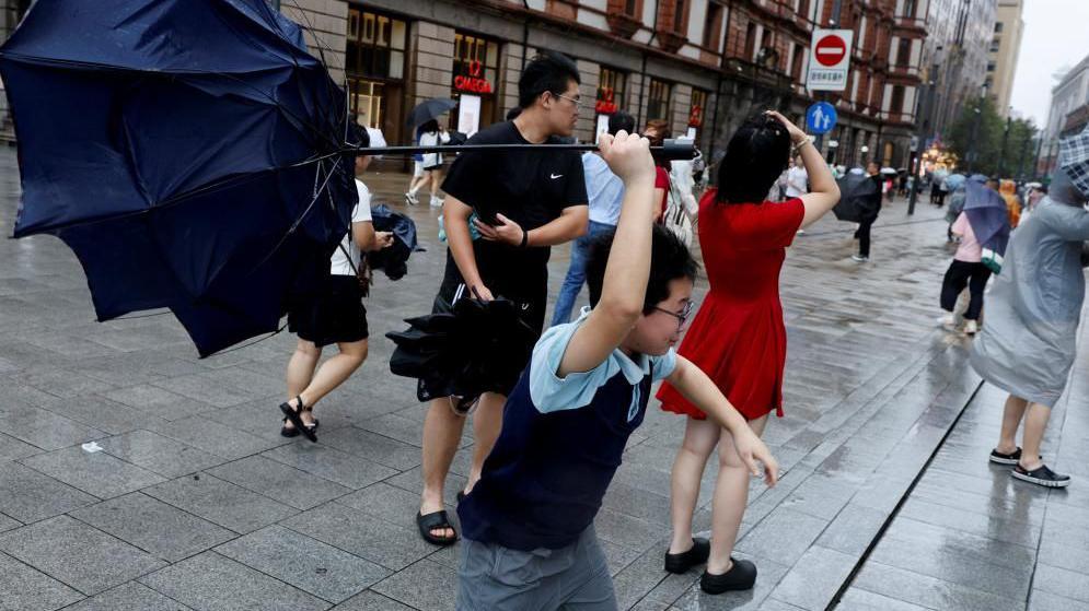 One Million Evacuated as Typhoon Dolphin Rips Eastern China