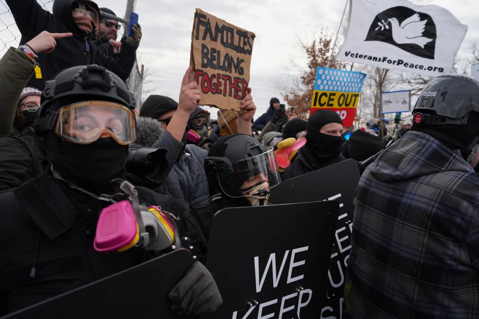 Protests Erupt in Minneapolis Over Immigration Crackdown One Month After Fatal Shooting