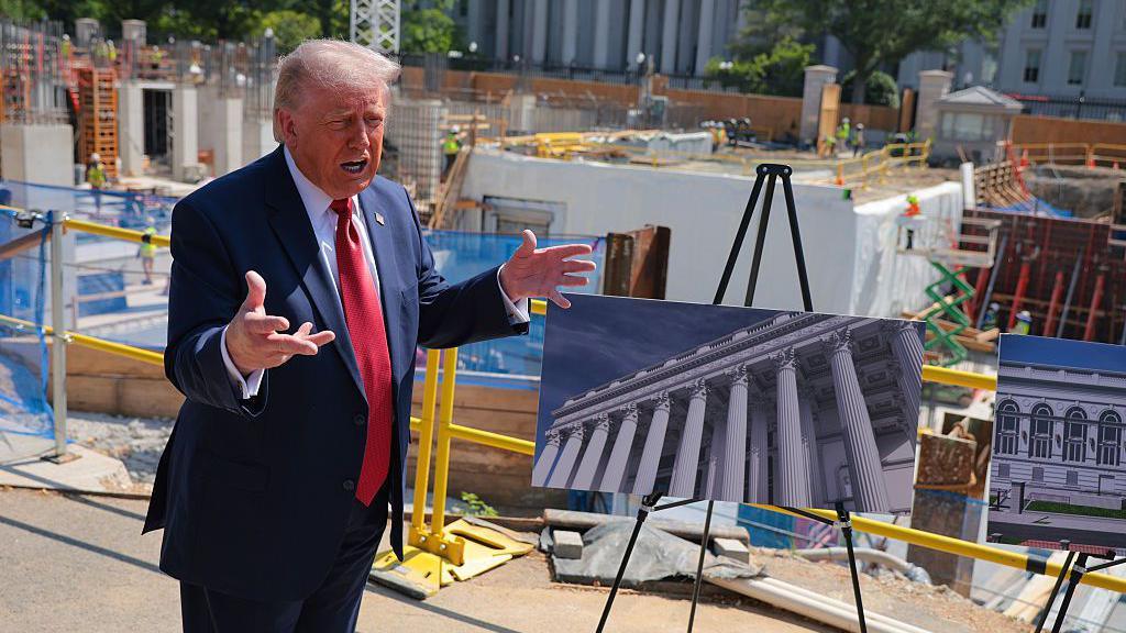 Trump seeks Supreme Court backing to keep White House ballroom construction on track